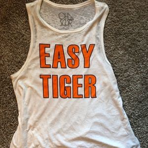 Clemson tank easy tiger